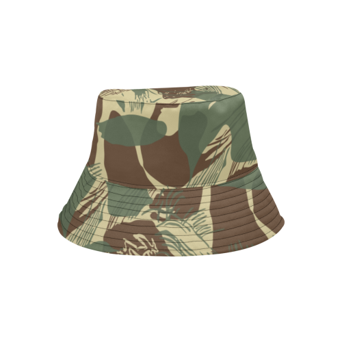 rhodeianBrushstroke camouflage v2 All Over Print Bucket Hat for Men