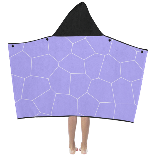 Abstract geometric pattern Kids' Hooded Bath Towels