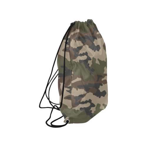 French Centre Europe camouflage Medium Drawstring Bag Model 1604 (Twin Sides) 13.8"(W) * 18.1"(H)