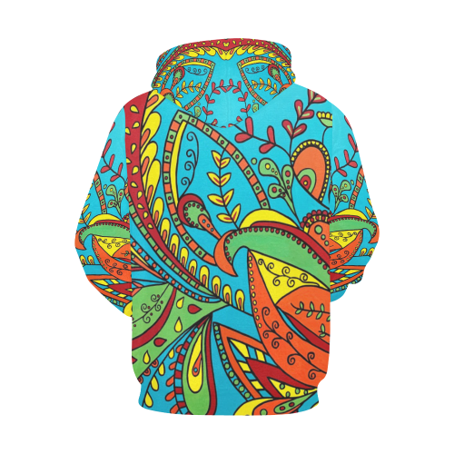 Euphoric All Over Print Hoodie for Women (USA Size) (Model H13)