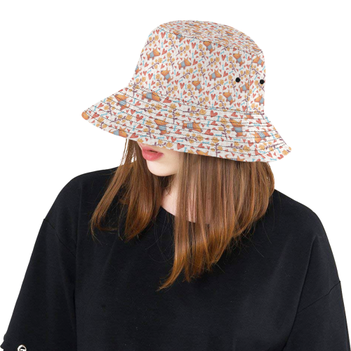 Cute Dog All Over Print Bucket Hat