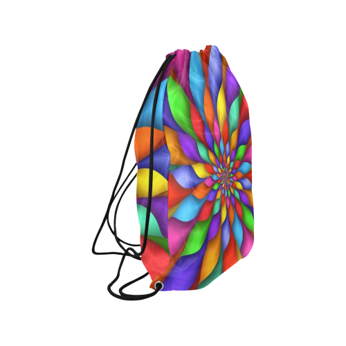 RAINBOW SKITTLES Medium Drawstring Bag Model 1604 (Twin Sides) 13.8"(W) * 18.1"(H)