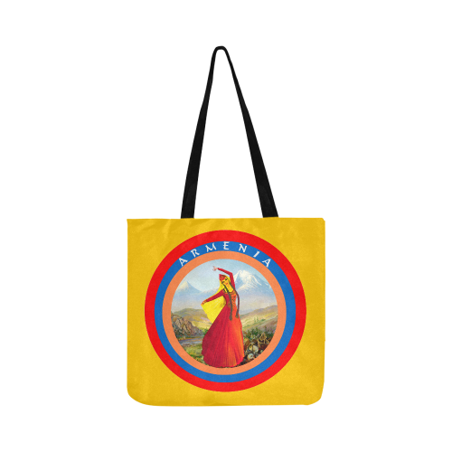 The Armenia Հայաստան Reusable Shopping Bag Model 1660 (Two sides)