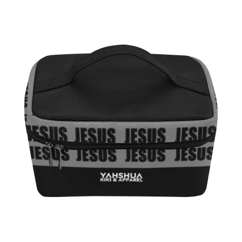 JESUS GRAY Cosmetic Bag/Large (Model 1658)