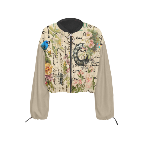 The Writer Cropped Chiffon Jacket for Women (Model H30)