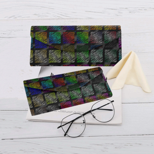 Ripped SpaceTime Stripes Collection Custom Foldable Glasses Case
