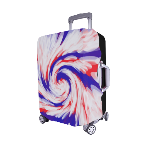 Red White Blue USA Patriotic Abstract Luggage Cover/Medium 22"-25"