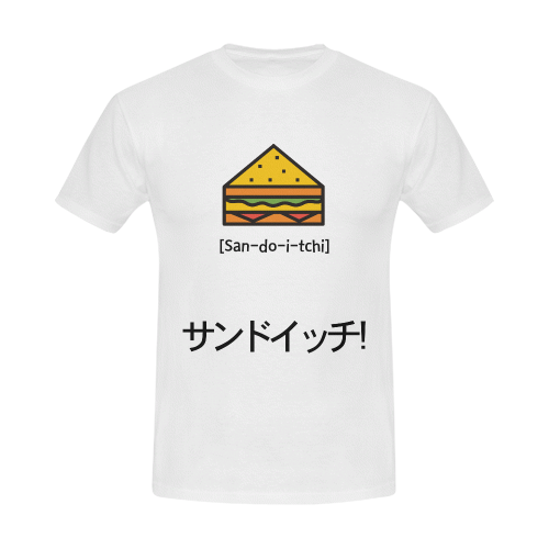 sandwichshirtmenjap Men's Slim Fit T-shirt (Model T13)