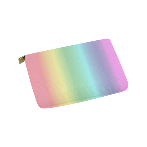 Pastel Rainbow Carry-All Pouch 9.5''x6''