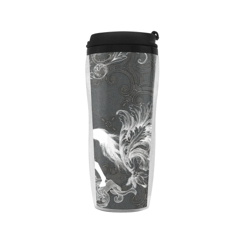 Horse, black and white Reusable Coffee Cup (11.8oz)