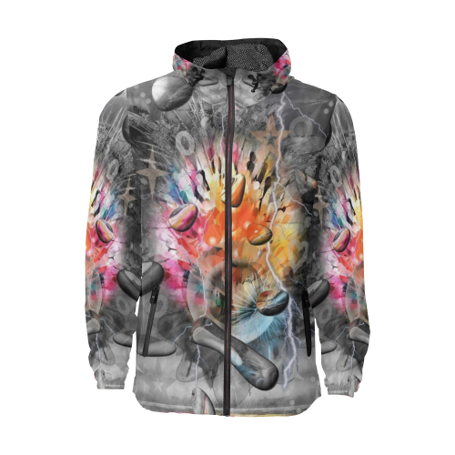 Space of Colors by Nico Bielow Unisex All Over Print Windbreaker (Model H23)