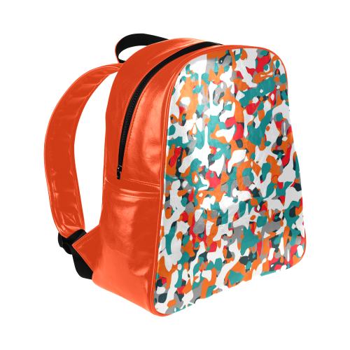 POP ART CAMOUFLAGE 1 Multi-Pockets Backpack (Model 1636)