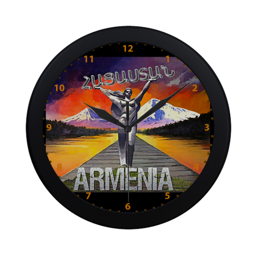 ARMENIA Circular Plastic Wall clock