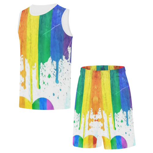 Love Pride by Artdream All Over Print Basketball Uniform