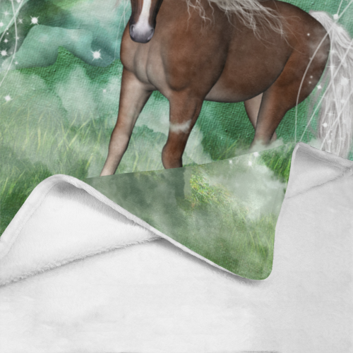 Horse in a fantasy world Ultra-Soft Micro Fleece Blanket 60"x80"