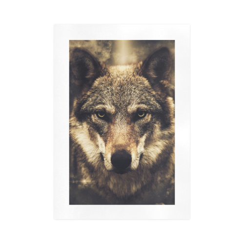 Wolf 2 Animal Nature Art Print 16‘’x23‘’