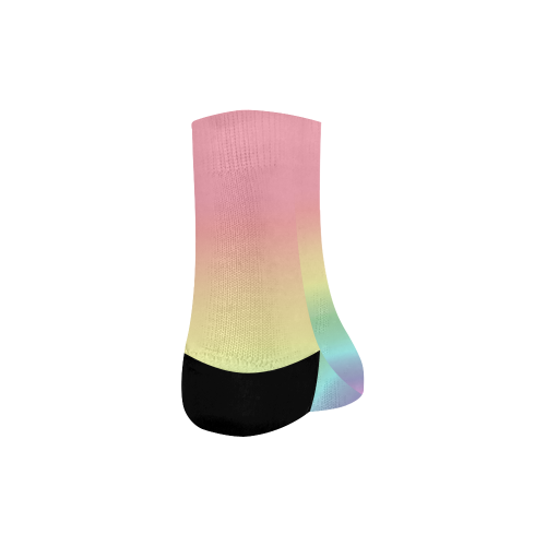 Pastel Rainbow Quarter Socks