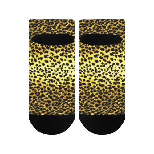 LEOPARD print faux fur Men's Ankle Socks