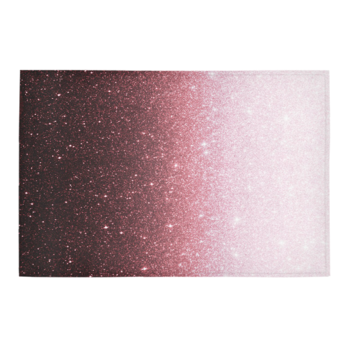 rose gold Glitter gradient Azalea Doormat 24" x 16" (Sponge Material)