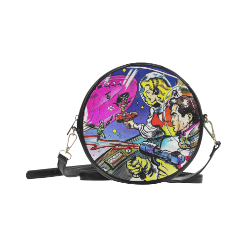 Battle in Space 2 Round Sling Bag (Model 1647)