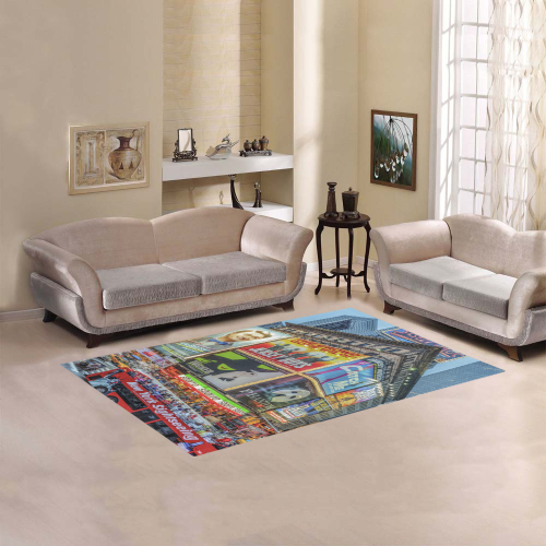 Times Square II (vertical) Area Rug 5'x3'3''