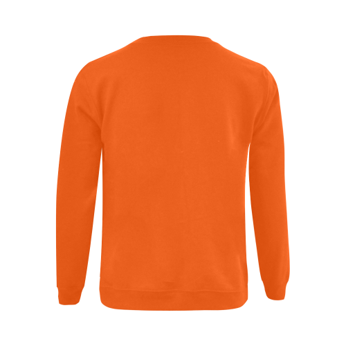 Love Birds Orange Gildan Crewneck Sweatshirt(NEW) (Model H01)