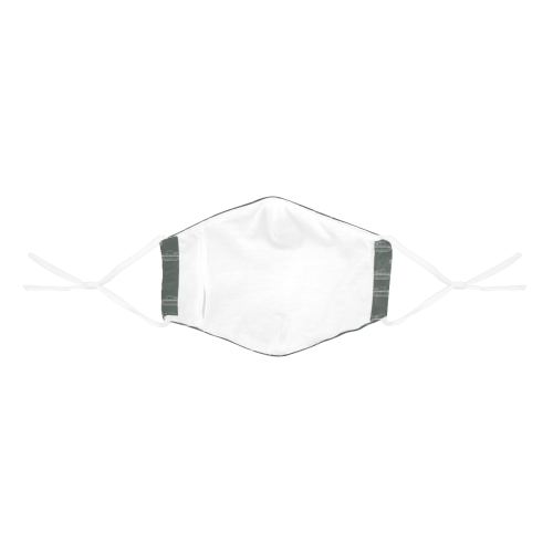 grey military tank pattern 3D Mouth Mask with Drawstring (60 Filters Included) (Model M04) (Non-medical Products)