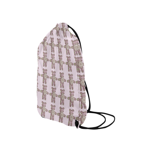 nounours 3l Small Drawstring Bag Model 1604 (Twin Sides) 11"(W) * 17.7"(H)