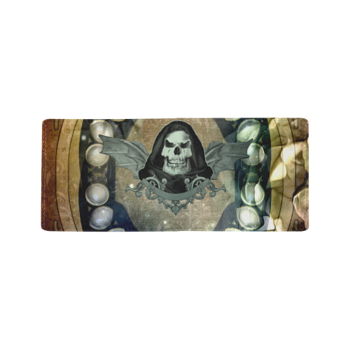 Awesome scary skull Mini Bifold Wallet (Model 1674)