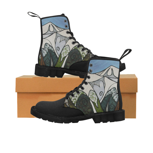 Fiordland Martin Boots for Women (Black) (Model 1203H)