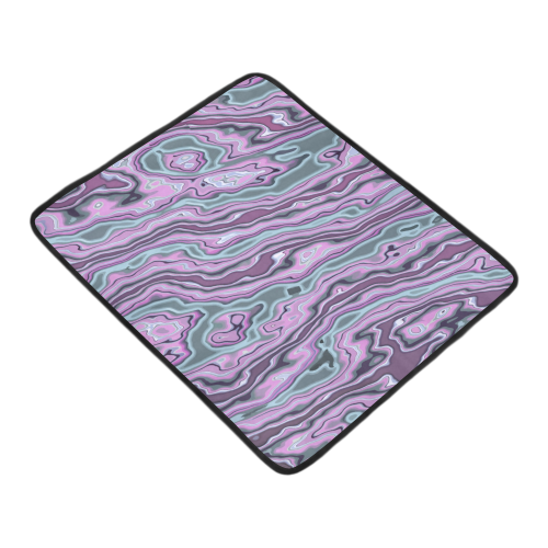 Purple marble Beach Mat 78"x 60"