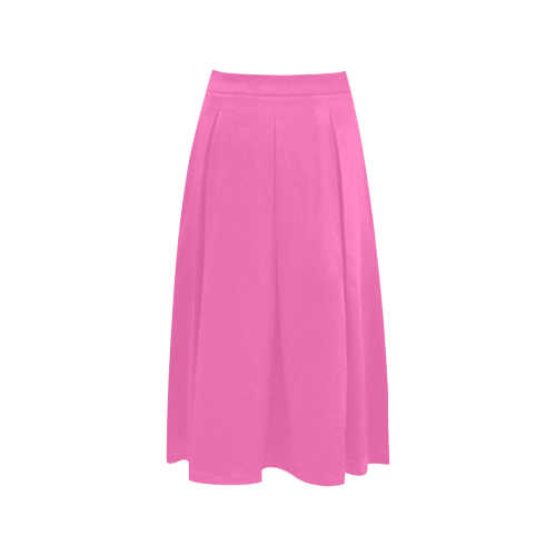 color hotpink Aoede Crepe Skirt (Model D16)