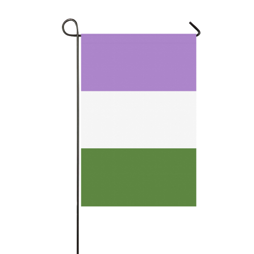 Genderqueer Flag Garden Flag 12‘’x18‘’（Without Flagpole）