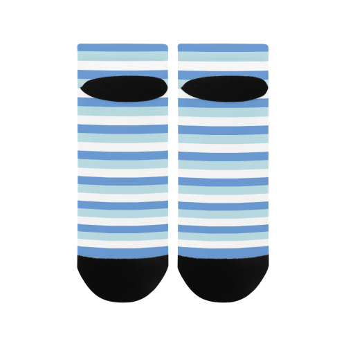 Blue Stripes Women's Ankle Socks