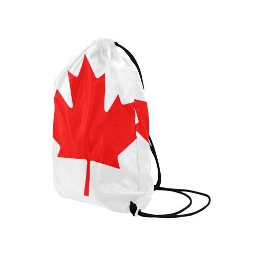Canada Flag Medium Drawstring Bag Model 1604 (Twin Sides) 13.8"(W) * 18.1"(H)