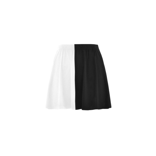 Black & White Mini Skating Skirt (Model D36)