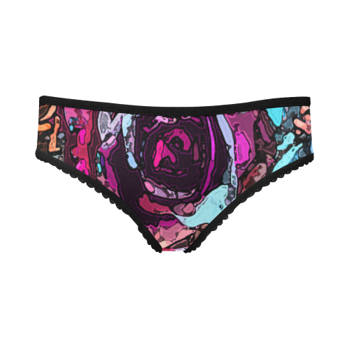 all by myself 1b3b Women's All Over Print Girl Briefs (Model L14)