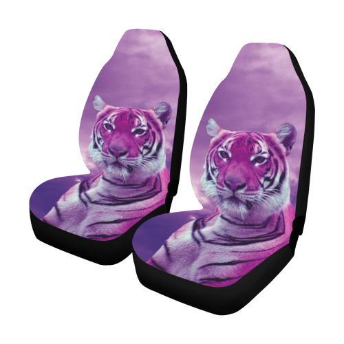 Purple Tiger Car Seat Covers (Set of 2)