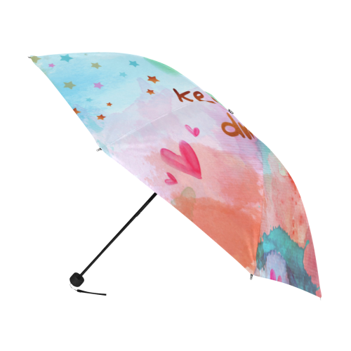 KEEP ON DREAMING - rainbow Anti-UV Foldable Umbrella (U08)