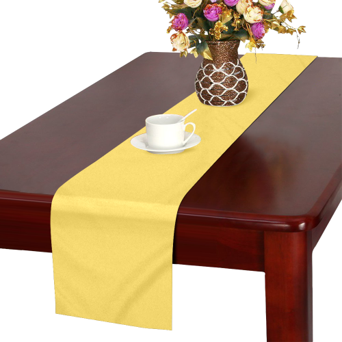 color mustard Table Runner 16x72 inch