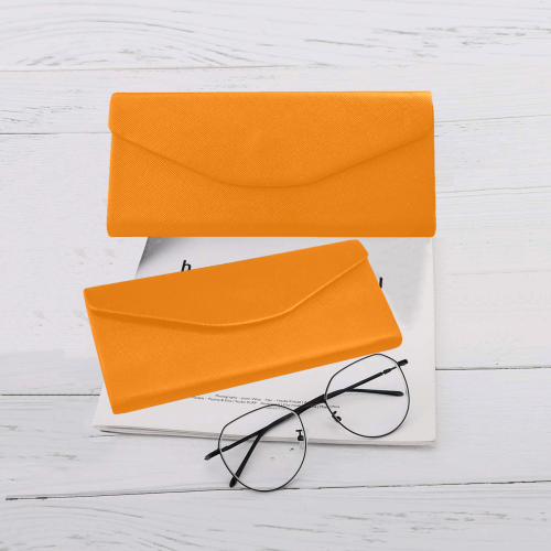 color UT orange Custom Foldable Glasses Case
