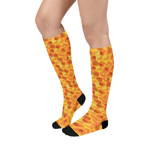 Honeycomb Over-The-Calf Socks