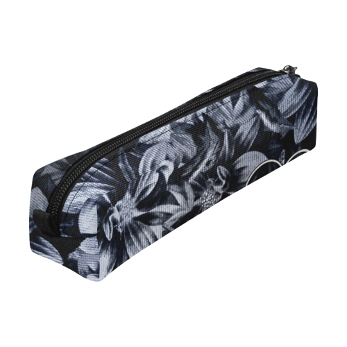 Flower power in blue Pencil Pouch/Small (Model 1681)