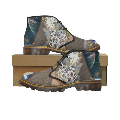 Our dimension of Time Women's Canvas Chukka Boots/Large Size (Model 2402-1)