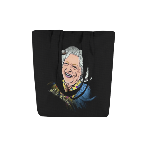 Betty Popart White by Nico Bielow Canvas Tote Bag (Model 1657)