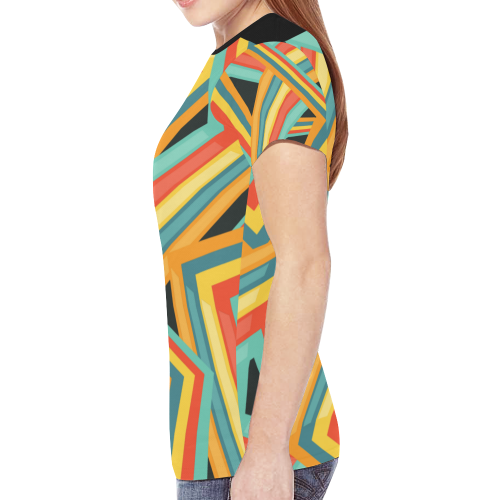 colores New All Over Print T-shirt for Women (Model T45)