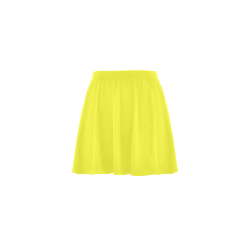 color maximum yellow Mini Skating Skirt (Model D36)