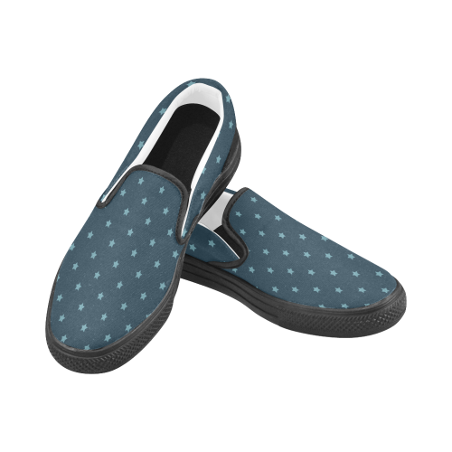 Starry Nights Men's Slip-on Canvas Shoes (Model 019)