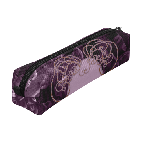 Flowers in soft violet colors Pencil Pouch/Small (Model 1681)