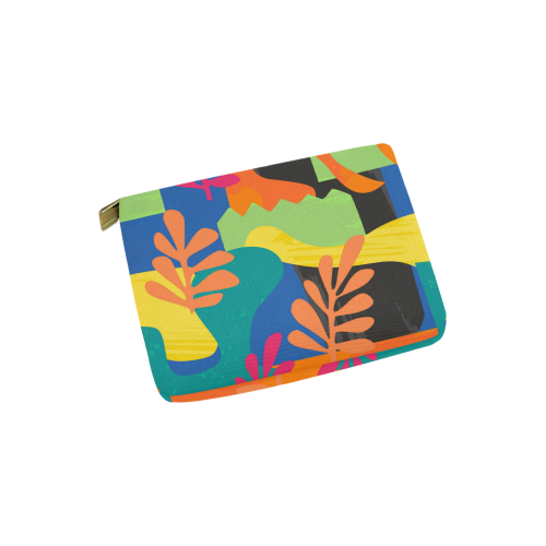 Abstract Nature Pattern Carry-All Pouch 6''x5''